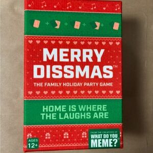 Merry Dissmas Family Holiday Party Game